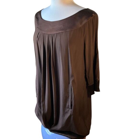 Diane Von Furstenberg Peggy Dress, 6. Chocolate brown. Pockets! - Picture 5 of 16